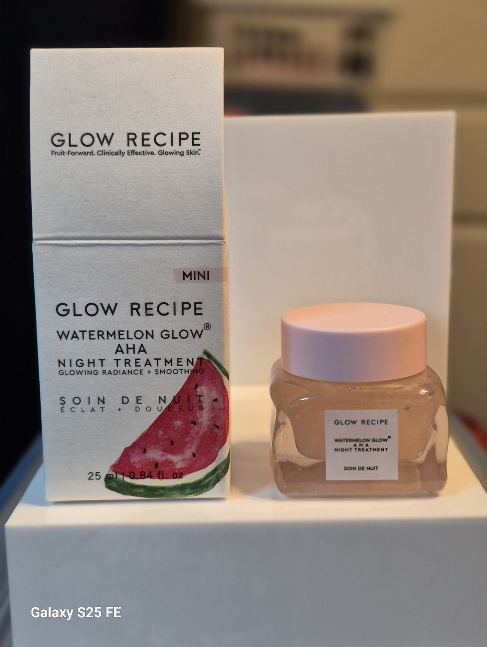 Glow Recipe Watermelon Glow AHA Night Treatment, 25ml, NIB